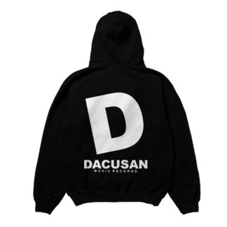 Sudadera con Gorro Negra Dacusan Music
