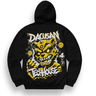 Sudadera con Gorro  Dacusan Music Oso Amarillo