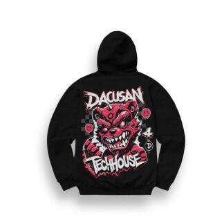 Sudadera con Gorro  Dacusan Music Oso Rojo