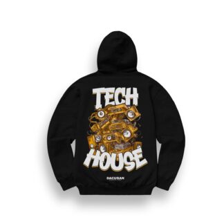 Sudadera con Gorro  Dacusan Music Altavoces